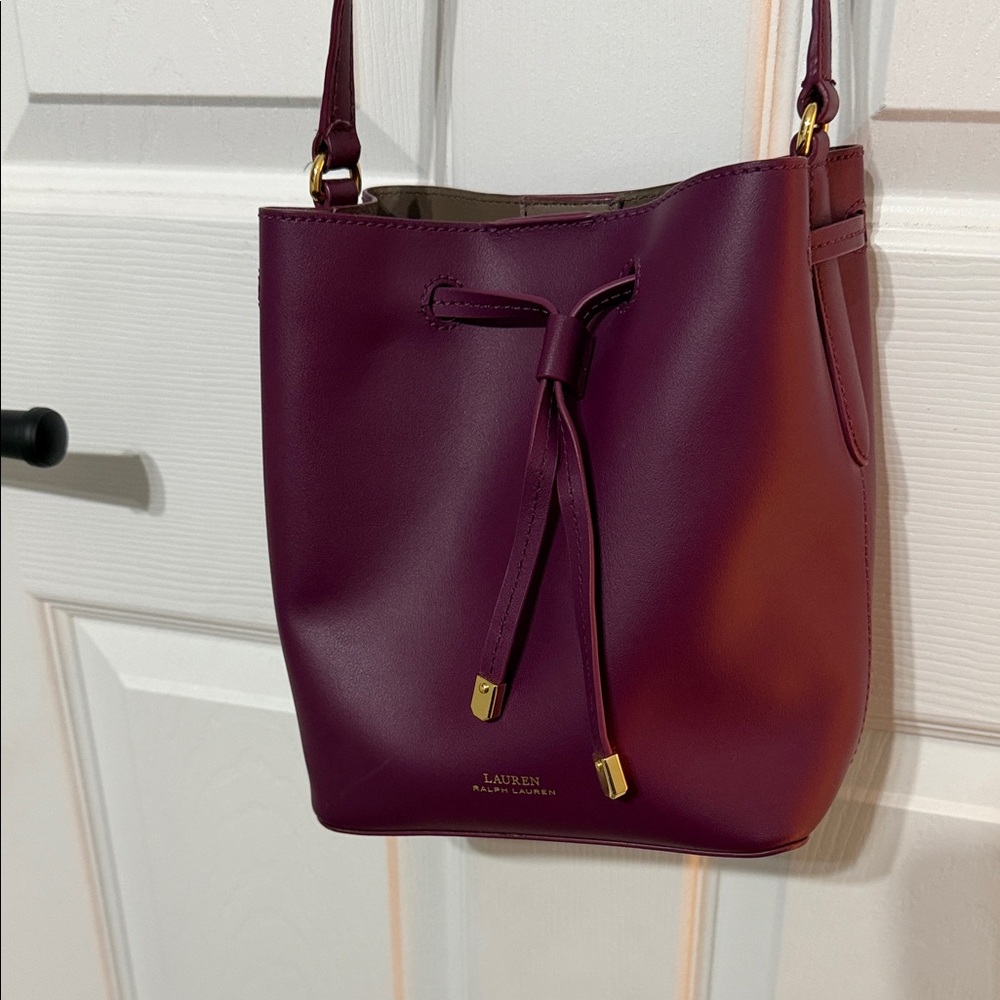 Lauren Ralph Lauren Plum Crossbody Bag